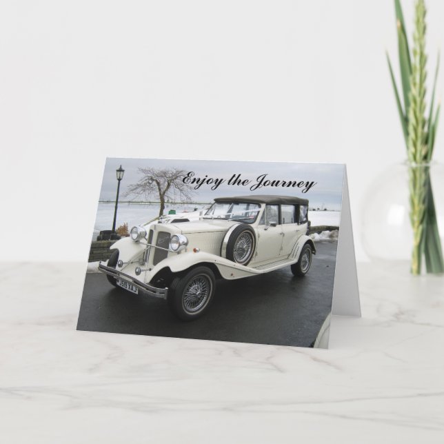 Carte Profitez de la voiture (Devant)