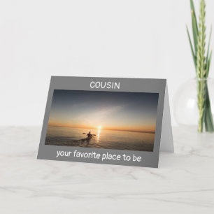 CARTE PROFITEZ DE VOTRE ANNIVERSAIRE SUR LA COUSIN D'EAU