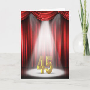 Carte Projecteur pour 45e anniversaire de mariage Félici