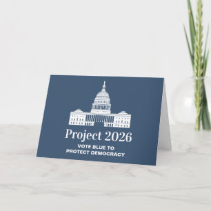 Carte Projet 2026 Vote pour la démocratie