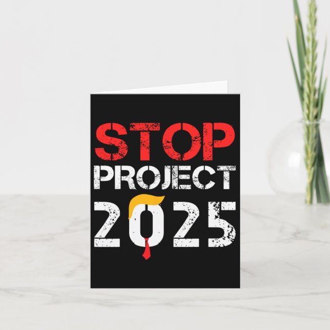 Carte Projet de Trump 2025 contre Trump 3 (Devant)