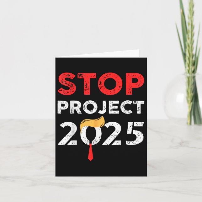 Carte Projet Trump 2025 contre Trump (Devant)