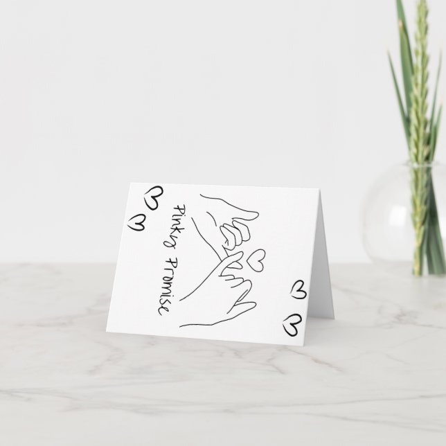 Carte Promesse Pinky (Devant)