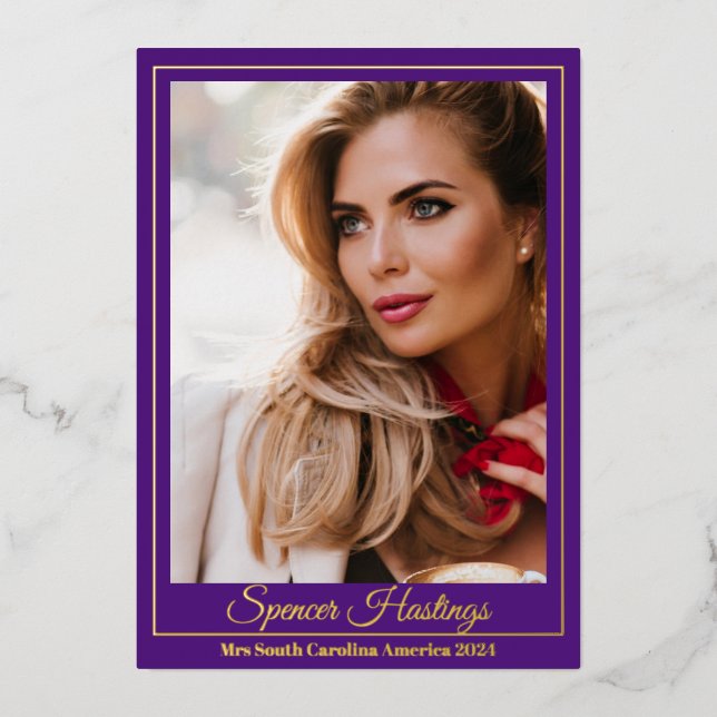 Carte Promo Essentials Pageant | Véritable huile (Recto)