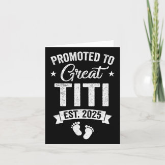Carte Promu en grande Titi Est 2025 Annonce de grossesse