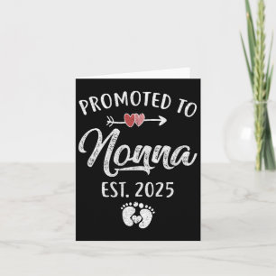 Carte Promu en Nonna Est 2025 Drôle Première Fois Mère