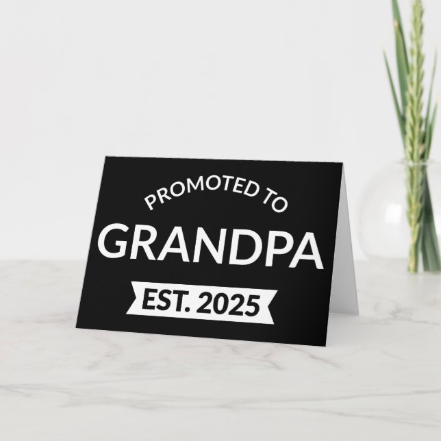 Carte Promu Grand-père Ét. 2025 II (Devant)