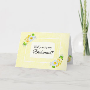 Carte Proposition de Bridesmaid