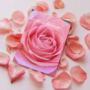 Carte Proposition de mariage personnalisé romantique ros