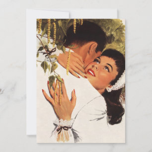 Carte Proposition de mariage vintage, Partie d'engagemen