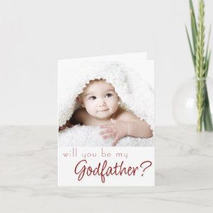 Carte Proposition de parrain   Simple Script classique 2