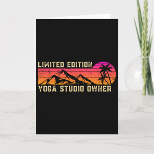Carte Propriétaire de studio de yoga Emploi Travailleur
