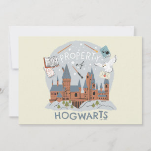 Carte Propriété de Hogwarts Bande Dessinée Graphique