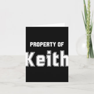 Carte Propriété De Keith Funny Dons De Bachelorette Pour