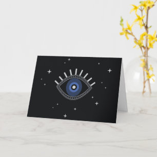 Carte Protection des yeux bleus contre le mauvais oeil s