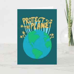 Carte PROTÉGER LA PLANÈTE ÉCOLOGIQUE Sauvons la Terre