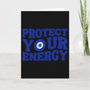Carte Protégez Votre Énergie Mauvais Œil Spirituel Posit