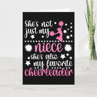 Carte Proud Cheer Auntie For Mother's Day Women's Black 