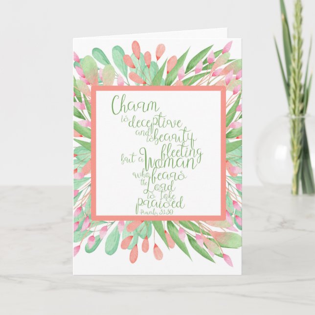 Carte Proverbes 31:30 (Devant)