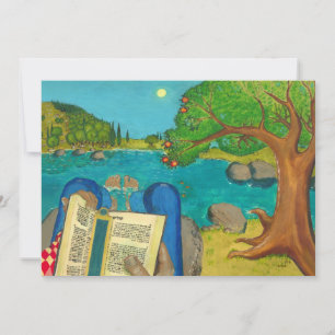 Carte Psaume 1 dans la Bible hébraïque Peintures chrétie
