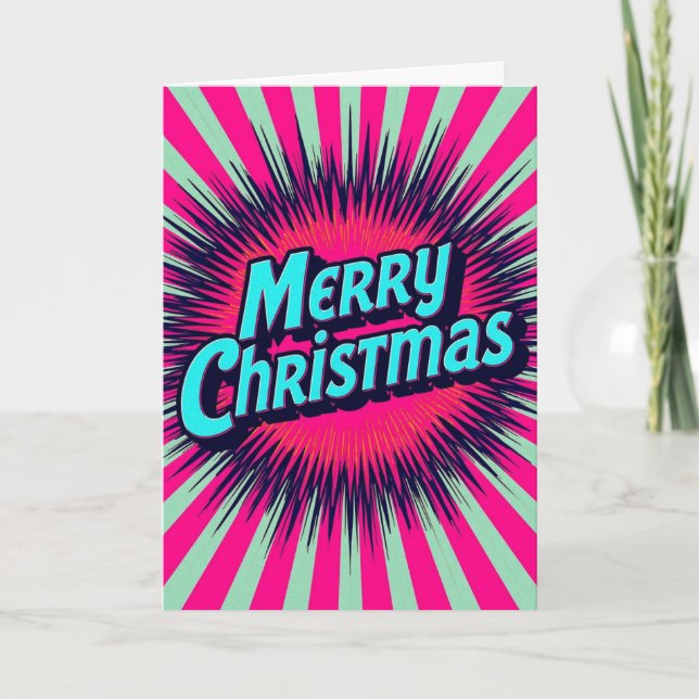 Carte Psychedelic christmas card (Devant)