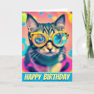 Carte Psychédélique Acide Trip Kitty Chat