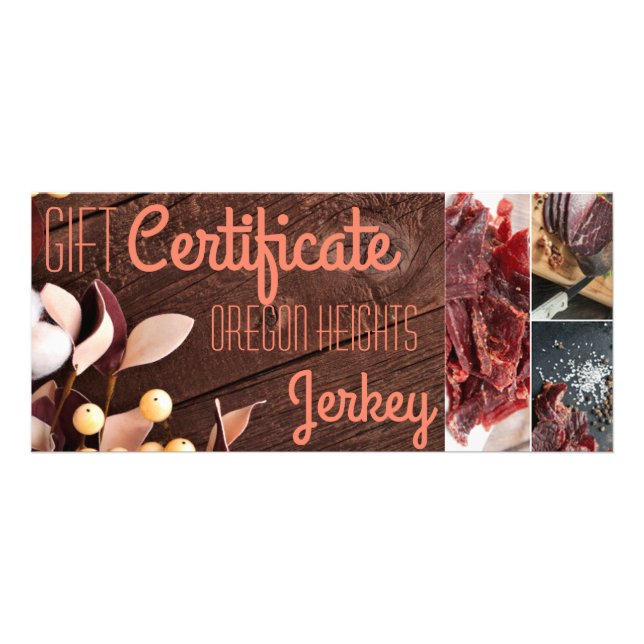 Carte Publicitaire 25 Pack de certificat cadeau d'entreprise Branche  (Devant)