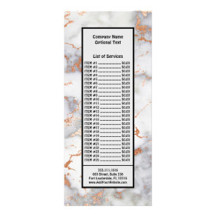 Carte Publicitaire Accents de sable et motif abstrait blanc