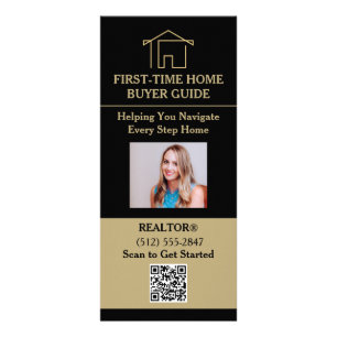 Carte Publicitaire Acheteur d'une première maison Immobilier avec pho