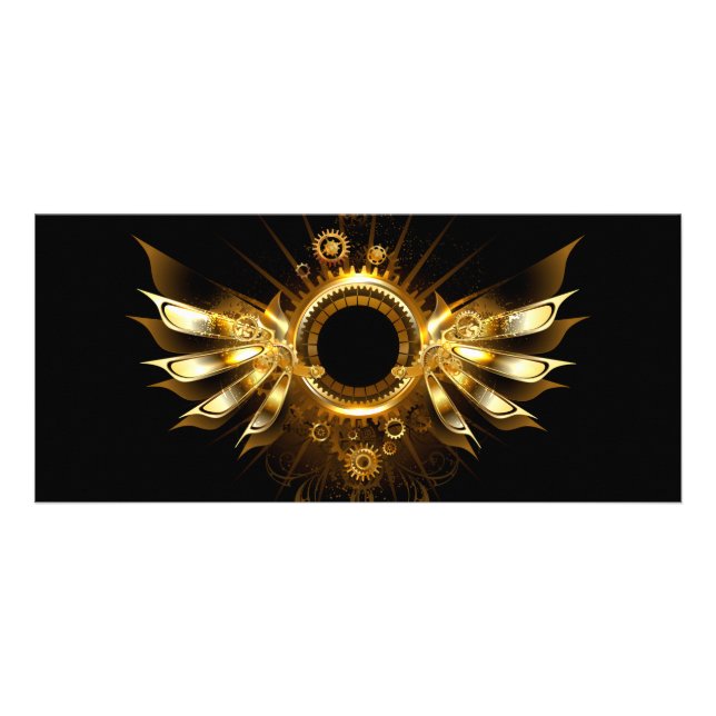 Carte Publicitaire Ailes de Steampunk (Devant)