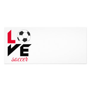 Carte Publicitaire Aime le football