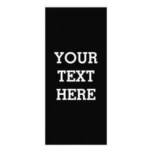 Carte Publicitaire Ajouter votre propre texte personnalisé ici noir e