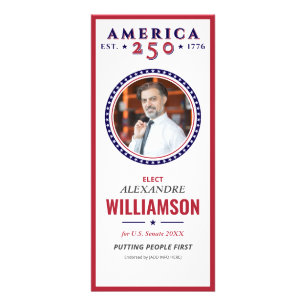 Carte Publicitaire America 250 Campagne de sensibilisation politique 