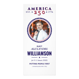 Carte Publicitaire America 250 Campagne de sensibilisation politique 