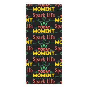 Carte Publicitaire Aujourd'hui Moment, la vie étincelante