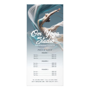 Carte Publicitaire Avion Air Yoga Instructeur Pilates Fitness