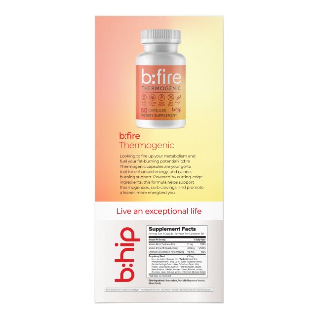 Carte Publicitaire b:fire (Devant)