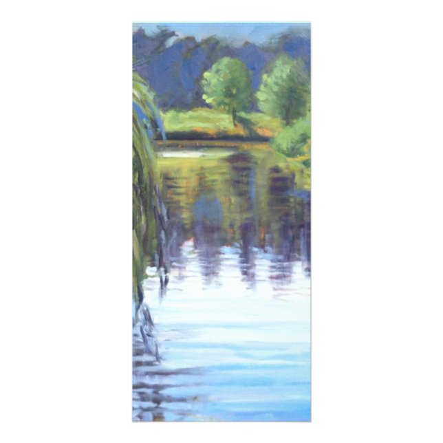 Carte Publicitaire Belle scène commémorative de Sympathie dans Forest (Devant)