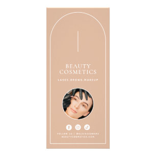 Carte Publicitaire Blush Minimal Arch Beauty Business Price List