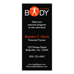 Carte Publicitaire Body Madness Entraîneur de conditionnement physiqu