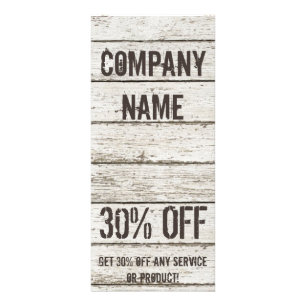 Carte Publicitaire Bois blanchi Construction de menuiserie