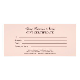 Carte Publicitaire Brouiller Classic Générique Certificat cadeau si