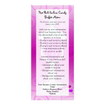 Buffet de bonbons fuchsia rose chaud