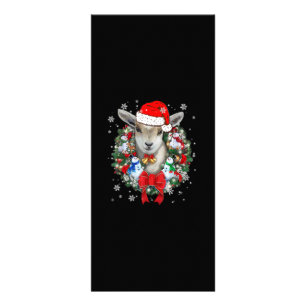Carte Publicitaire Chèvre Noël Ornament Décoration Cadeau Noël Cadeau