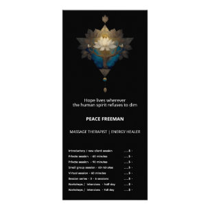 CARTE PUBLICITAIRE CONVERGENCE SACRÉE SYMBOLE DE LOTUS ALCHIMIQUE