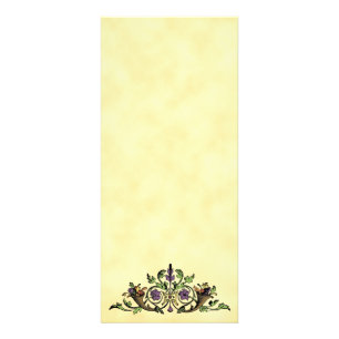 Carte Publicitaire Cornucopia Vintage Thanksgiving Rack Card Modèle
