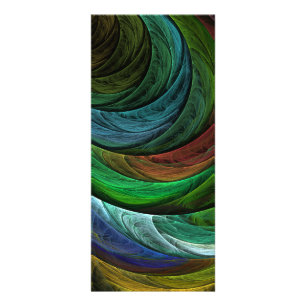 Carte Publicitaire Couleur Gloire Moderne Art Abstrait Motif Élégant