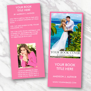 Carte Publicitaire Couverture du livre Romance Writer   Photo de l'au