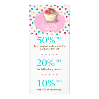Carte Publicitaire Cuisine Boulangerie Cupcake Remise Polka Point 2