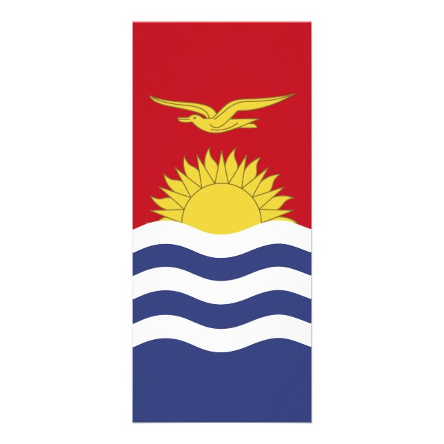 Carte Publicitaire Drapeau de Kiribati (Devant)